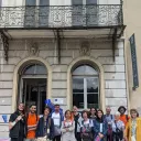 Des participants à la journée de l'Europe le mercredi 4 mai 2022 à Grenoble