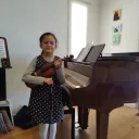 Sora Lavorgna, 8 ans,  a remporté le concours international Grumiaux