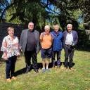 Dominique Bourgin,  père Jean-Loïc Ollu, Gilles Chalaye, Nicolas Yordanov, Jean-Pierre Marcon