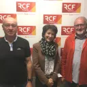 Didier Petitjean, président ; Maryse Petitjean, secrétaire ; Jacques Guyot, animateur © RCF Jura