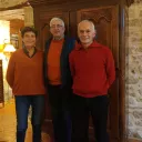 Claire et Tanguy de Penfentenyo et Marc Mazas, organisateurs de la Troménie de Marie ©RCF Sud Bretagne