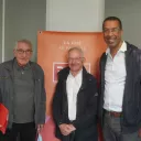 De gauche à droite : Ernest Castelli, Yves Rouault et Fathi Laanaya