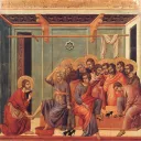 Duccio di Buoninsegna, Le lavement des pieds ©Wikimédia commons