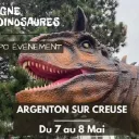 Une exposition sur les dinosaures à Argenton-sur-Creuse.