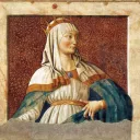 Esther, Fresque Andrea del Castagno, v. 1450 série Hommes et femmes illustres ©Wikimédia commons