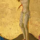 détail de la Crucifixion (sano ti Pietro, 1445-50) ©washington National Gallery