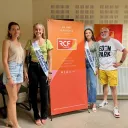 Claire Barse avec Miss haute-Vienne et sa 1ère Dauphine