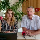 Margot Bain (à gauche) et Michel Hallet-Eghayan - © RCF Lyon