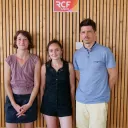 de gauche à droite : Marie Delorme, Laura Gillard et Hadrien Santos Da Silva - © RCF Lyon