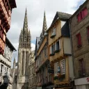 Le guide Thierry Le Sergent fait visiter Quimper © Christophe Pluchon, radio RCF Finistère