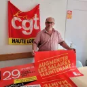 Pierre Marsein, secrétaire général de la CGT de Haute-Loire © Martin Obadia