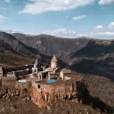 Beautiful view of the Tatev Monastery and mountains in Tatev, Syunik, Armenia - © Narek Hakobyan via Unsplash