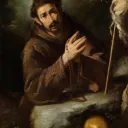 saint François en prière (B. Strozzi, 1620-30) ©Washington National Gallery