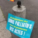 Le collectif "Soulager mais pas tuer" organise une opération de sensibilisation - © "Soulager mais pas tuer" Rouen