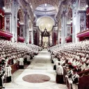 Image d'archive du Concile Vatican II