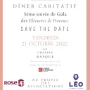 5e Diner de gala Eléonores de Provence