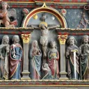 Détail du retable de l'église St Bonnet à Bourges.