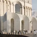 Projet de galerie contemporaine à la Cathédrale Saint-Maurice d'Angers ©Kengo-Kuma-AssociatesLautreimage-3