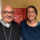 Mgr Gosselin et Laetitia Verdon.