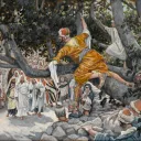 James Tissot, Zachée sur le sycomore attendant le passage de Jésus ©Wikimédia commons