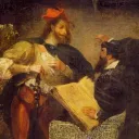 Faust et Méphistophélès par Delacroix