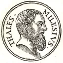Portrait imaginaire de Thalès de Milet (1553). © Wikipedia.