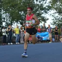 Kevin Guérin au marathon d'Amsterdam en 2021