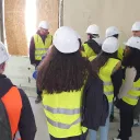 Sur le chantier de la Poste Siam à Brest avec l'Association Jeunesse et Entreprises @ Christophe Pluchon, RCF 2022