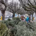 L'opération broyage de sapin de Noël, dans le quartier Saint-Michel, a eu lieu, le 4 janvier.