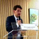 Boris Ravignon, nouveau président de l'ADEME lors de la venue du ministre de la transition écologique Christophe Béchu à Angers - © ADEME