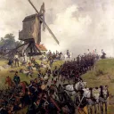 Avancée de l'infanterie française pendant la bataille de Waterloo ©armchairgeneral