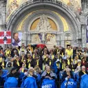 Groupe de prêtres, diacres et laïcs de Haute-Savoie, en pèlerinage à Lourdes ©2022 SEDICOM 