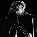 Johnny Hallyday en 1973. © Wikipedia.