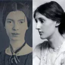 La poétesse américaine Emily Dickinson ; l'écrivaine anglaise Virginia Woolf ©Wikimédia commons