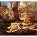 Echo et Narcisse par Nicolas Poussin