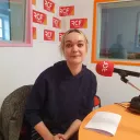 Coraline Serrand, chargée de communication à Radio Campus Besançon © Chloé Vernet