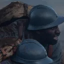 Omar Sy dans le film "Tirailleurs" sorti le 4 janvier 2023 © Marie-Clémence David © 2022 - Unité - Korokoro - Gaumont - France 3 Cinéma - Mille Soleils - Sypossible Africa