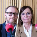 Pascal Charasson (à gauche), Christelle Dannancier - © RCF Lyon