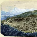 Page du carnet de George Sand, aquarelle, date inconnue. © Musée George Sand et de la Vallée Noire, La Châtre