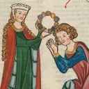 Scène d'un amour courtois. © Wikimedia commons.