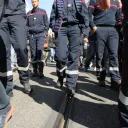 Les pompiers manifestent à Nice - Photo RCF SCG