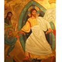 La résurrection, icône de l'église de Villard les Dombes