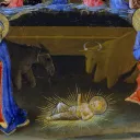 La Nativité (détail) par Zanobi Strozzi ©Wikimédia commons