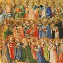 Fra Angelico, Les précurseurs du Christ avec les saints et les martyrs, 1423-1424