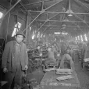 Travailleurs chinois en 1918. © Wikipedia.