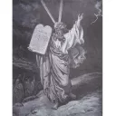 Moïse brisant les Tables de la Loi (Peinture de Rembrandt)