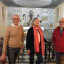 Christian Boissonneau, Elisabeth Ollanier et Daniel Gava, de l’association de sauvegarde de Notre Dame de Lorette