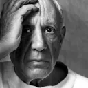 Picasso autoportrait intitulé Self Portrait Facing Death - 30 juin 1972 - Archive le Pèlerin