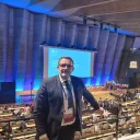 Le député de Maine-et-Loire Philippe Bolo (MoDem) assiste à la session de négociations d'un traité international contre la pollution plastique, qui se tient du 29 mai au 2 juin au siège de l'Unesco à Paris. ©DR