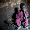 Enfant de RDC ©Steven Wassenaar / Hans Lucas